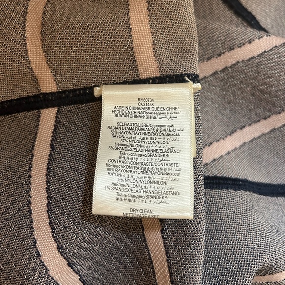 Herve leger flare blue and pink dress size M - Picture 6 of 7